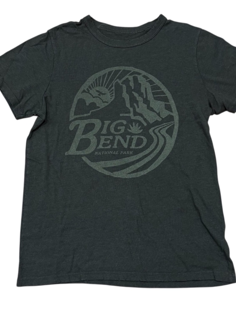 Junk Food For Anthropologie Big Bend National Park T-Shirt SMALL Distressed